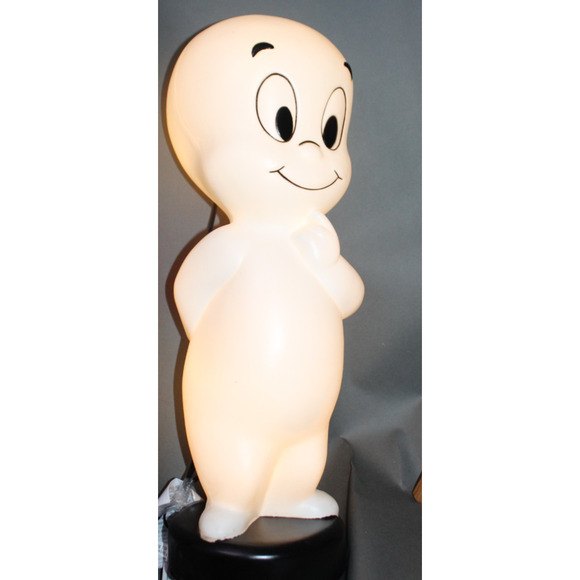 Casper The Friendly Ghost Gemmy Halloween Light Up Blow Mold 24" Decoration - Picture 15 of 16